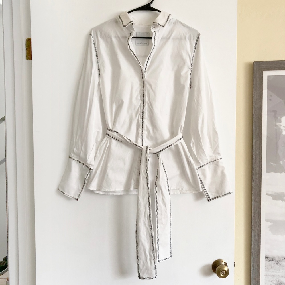 C/MEO Collective Blouse Cameo in White